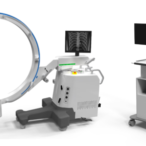 Mobile Digital C-Arm Fluoroscopy System with DSA & Roadmapping for OR